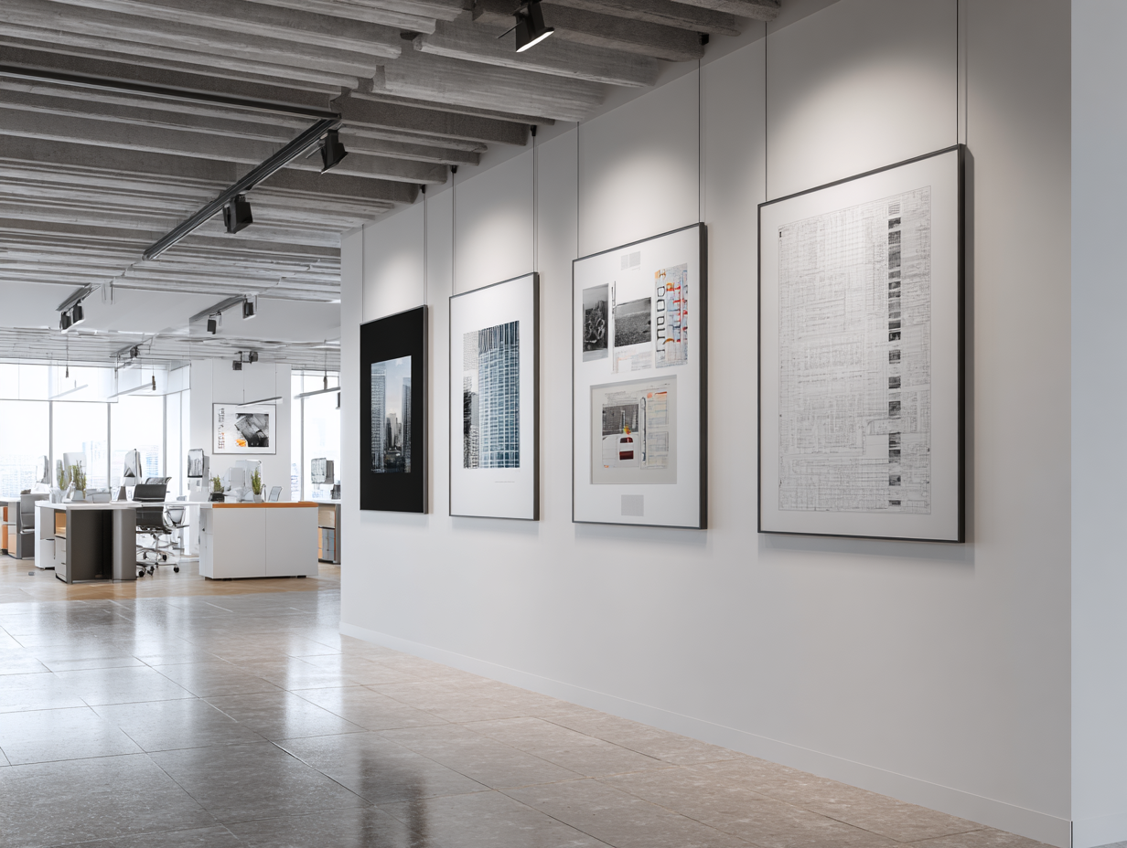 Плакаты, напечатанные в Copyzon, в интерьере