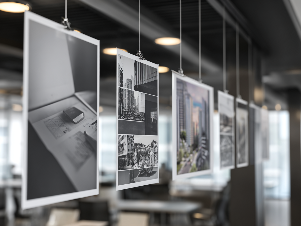 Плакаты, напечатанные в Copyzon, в интерьере